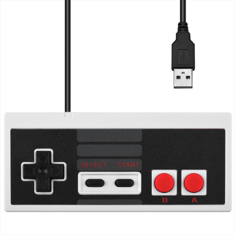Nintendo NES, SNES and Sega Mega Drive Classic Style USB Controllers for PC (new)