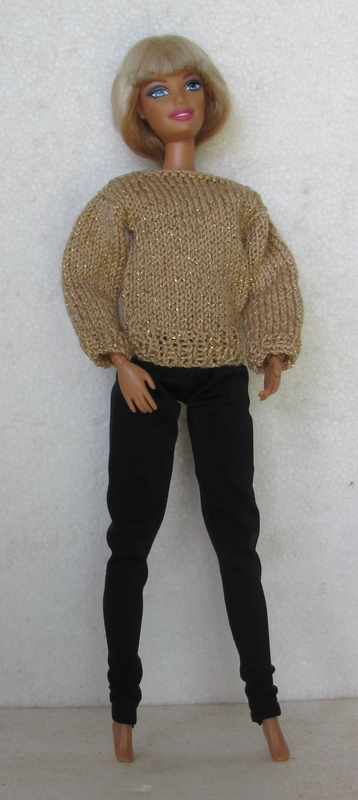 Barbie Doll - Fashion Dolls Knitted Top and Long Pants