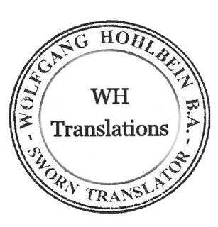 Sworn Translator for German and English