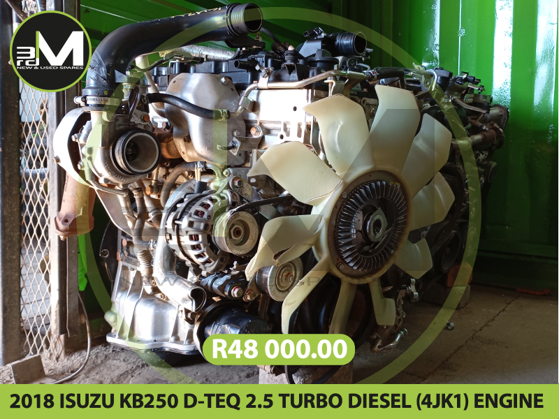 2018 ISUZU KB250 D TEQ 2.5 TURBO DIESEL (4JK1) ENGINE R48,000 MV0726