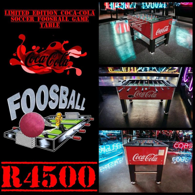 Soccer Foosball Table Home Use Limited Edition Coca-Cola
