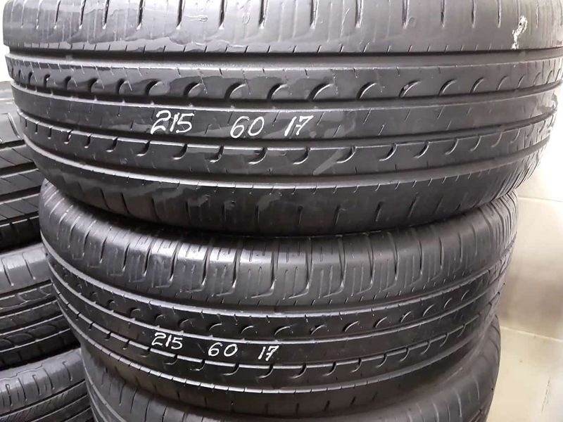 Two clean 215 60 17 goodyear efficentgrip tyres available