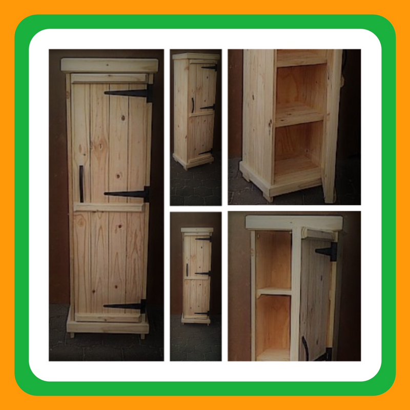 Kitchen   Cupboard Farmhouse series Free standing 1800 with 1 door - Raw
