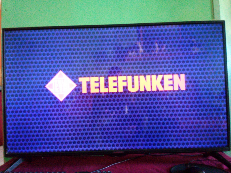 43 inch telefunken led TV with remote for sale
