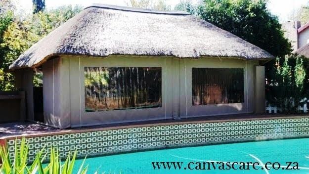 Patio canvas roller blinds and Awnings