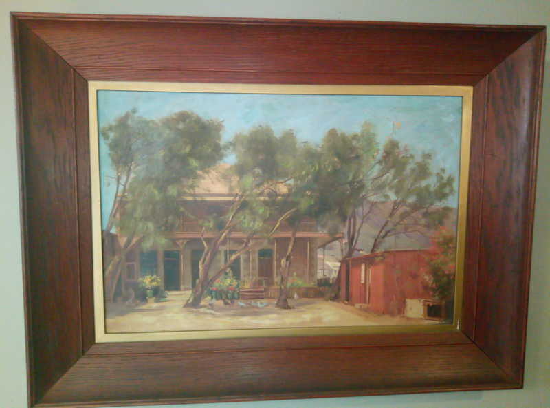 ANTIQUE OIL PAINTING  BY BOERGE STUCKENBERG