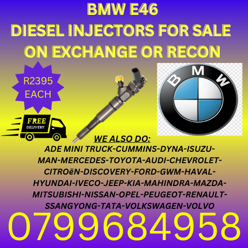 BMW E46 DIESEL INJECTORS/ WE RECON AND SELL ON EXCHANGE