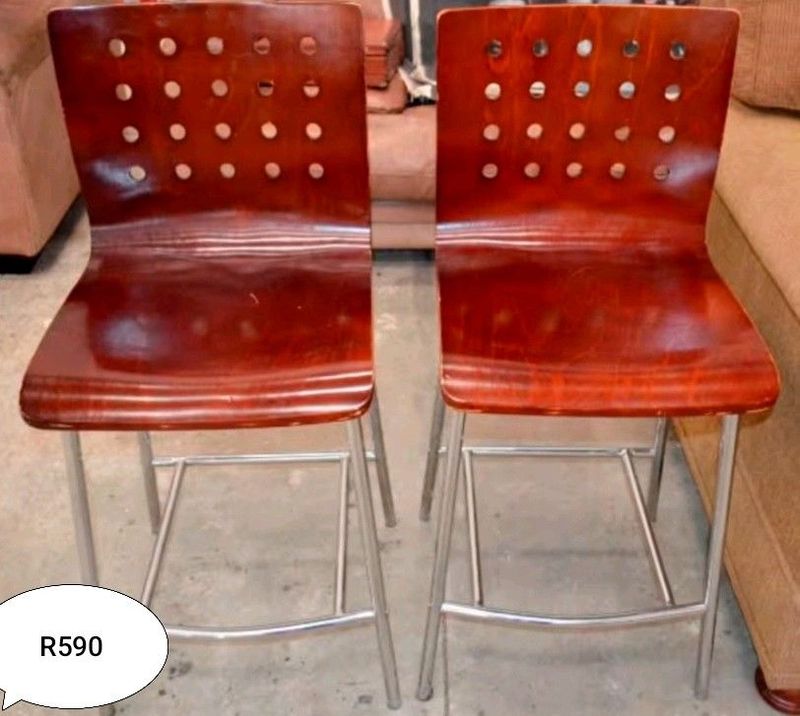 Bar Counter Chairs x2