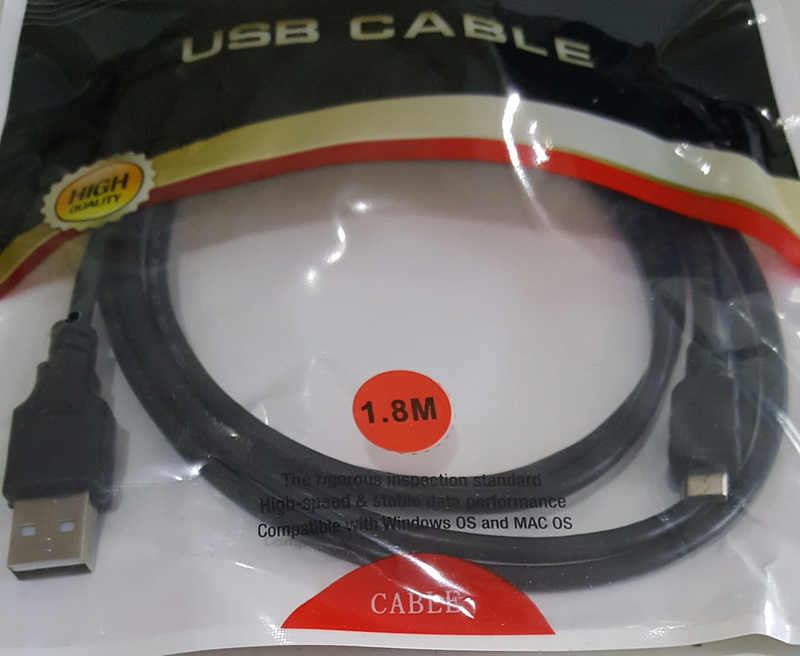 Cable USB to Micro USB Data Charging 1.8m long New