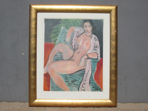Henri Matisse Draped Nude Lithograph