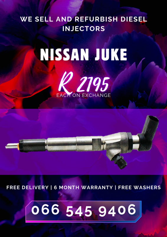 NISSAN JUKE DIESEL INJECTORS FOR SALE ON EXCHANGE WITH WARRANTY