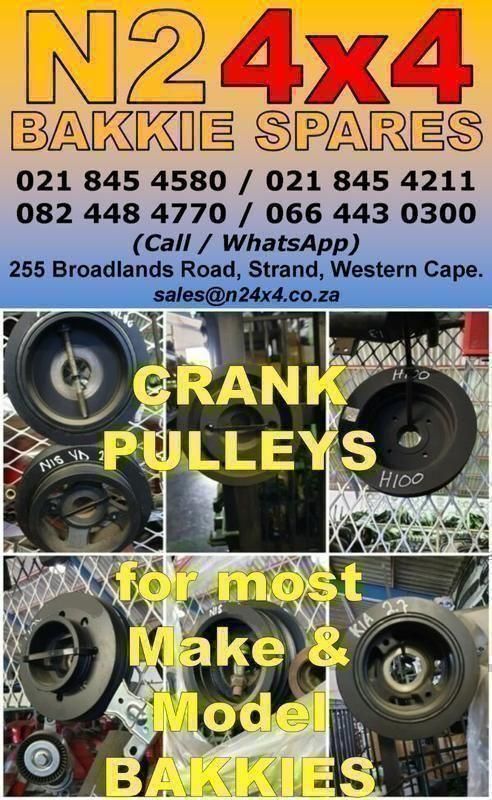 CRANK PULLEYS for most Make &amp; Model BAKKIES |en|34