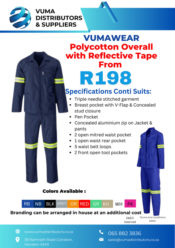 OVERALLS-PPE AND WORKWEAR