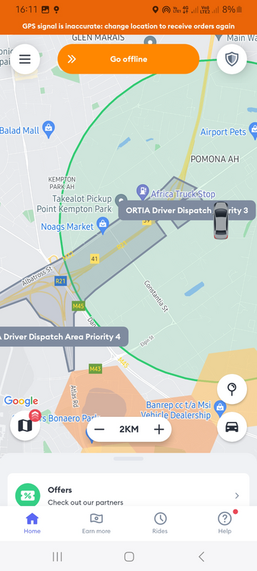 Uber / Bolt Driver in Kempton Park