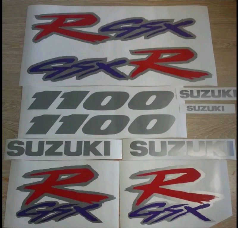 1993 Suzuki GSXR 750 / 1100 WP stickers decals sets