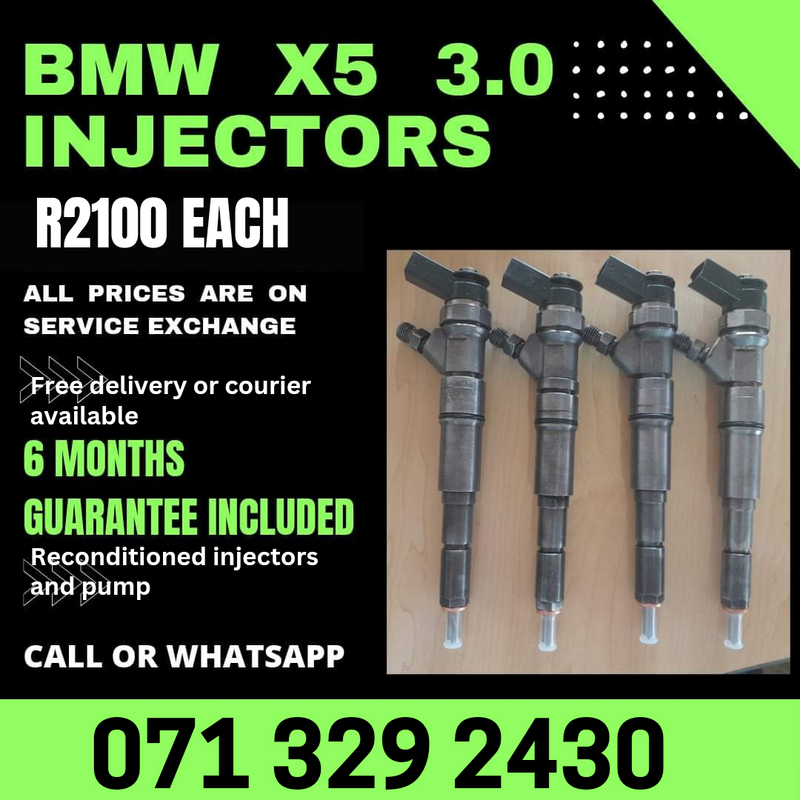 BMW X5 3.0 INJECTORS FOR SALE WITH WARRANTY