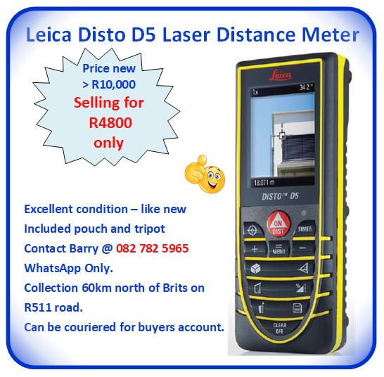 Leica Disto D5 Laser Distance Meter