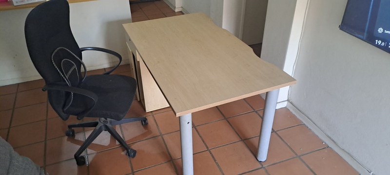 Office table and chair