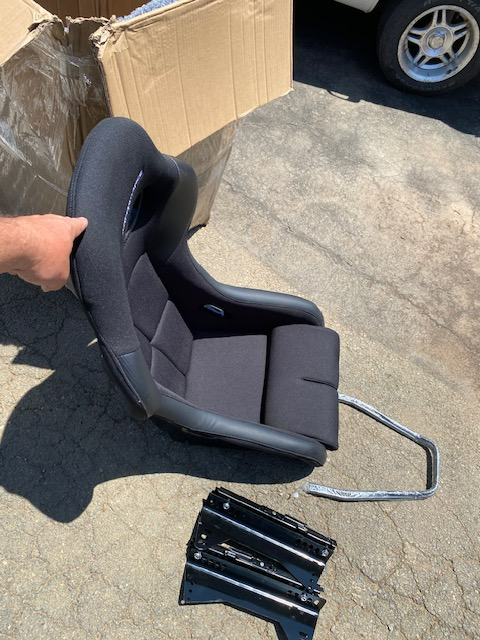 Racing Seats set of 2 with rails