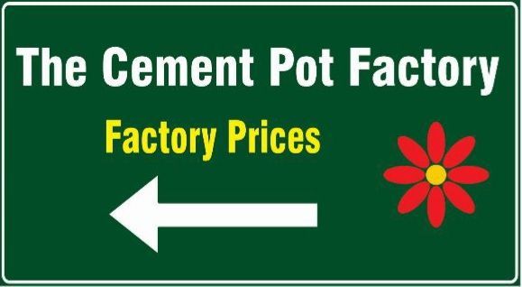 Garden cement pots ::: Nursery