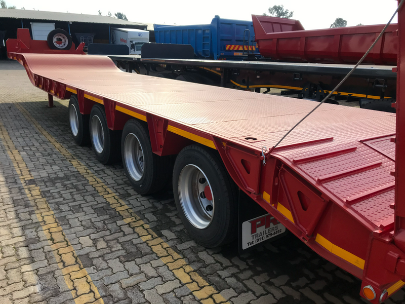 New PR trailer quad axle low bed 45 ton