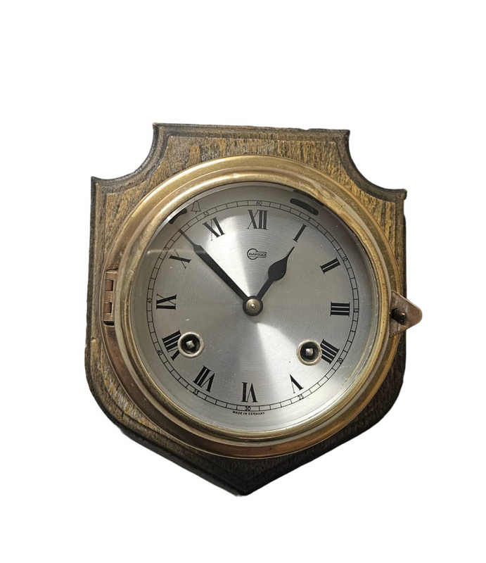 Barigo Vintage Mechanical Bell Clock Brass Nautical Instrument