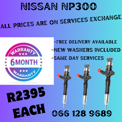 NISSAN NP300 DIESEL INJECTORS FOR SALE ON EXCHANGE OR TO RECON YOUR OWN