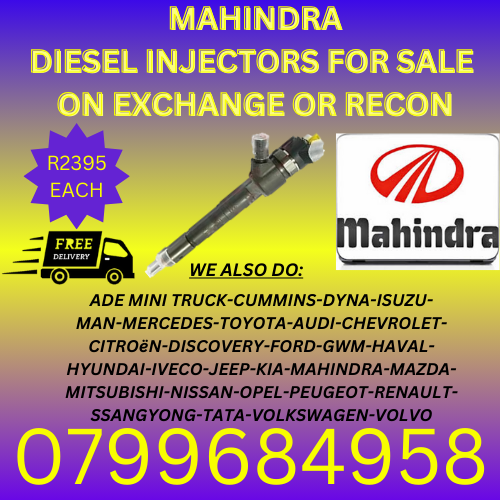MAHINDRA DIESEL INJECTORS/ WE RECON AND SELL ON EXCHANGE