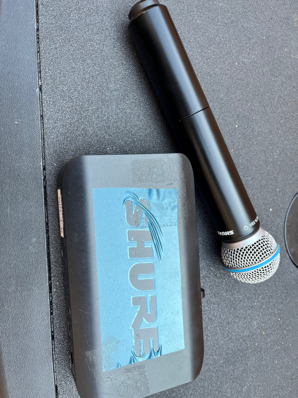 Shure Beta 58A wireless mic