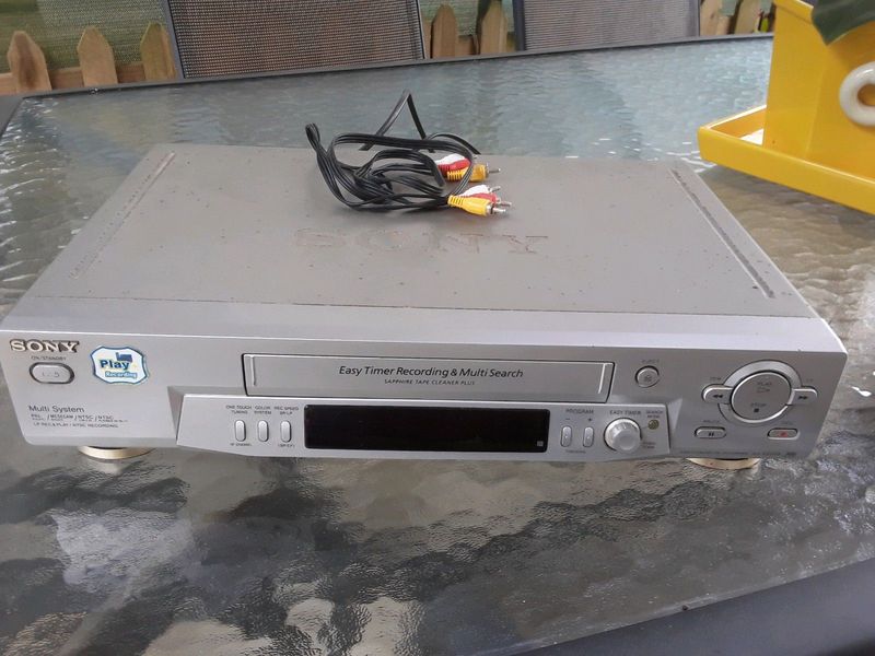 Sony VHS video cassette recorder for sale.