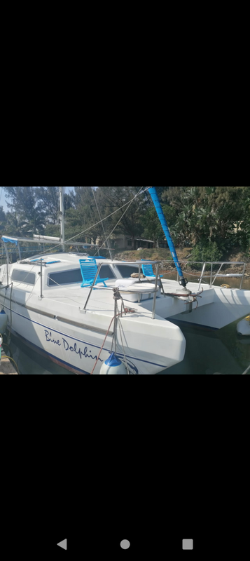 34 ft Prout Catamaran. R999k. East Coast Call Anjé 071 296 1465