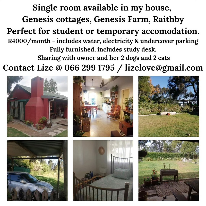 Room available in share house, Raithby, Somerset West