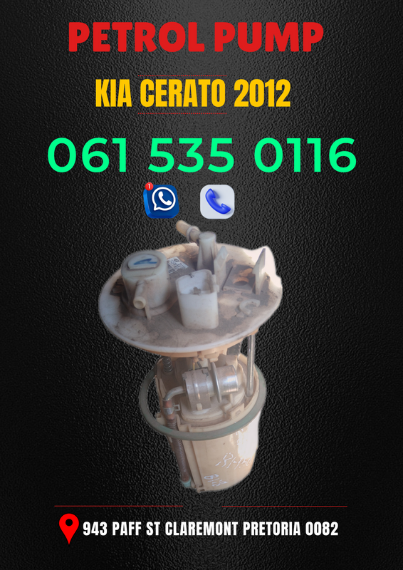 Kia cerato 2012 petrol pump Call or WhatsApp me 0636348112