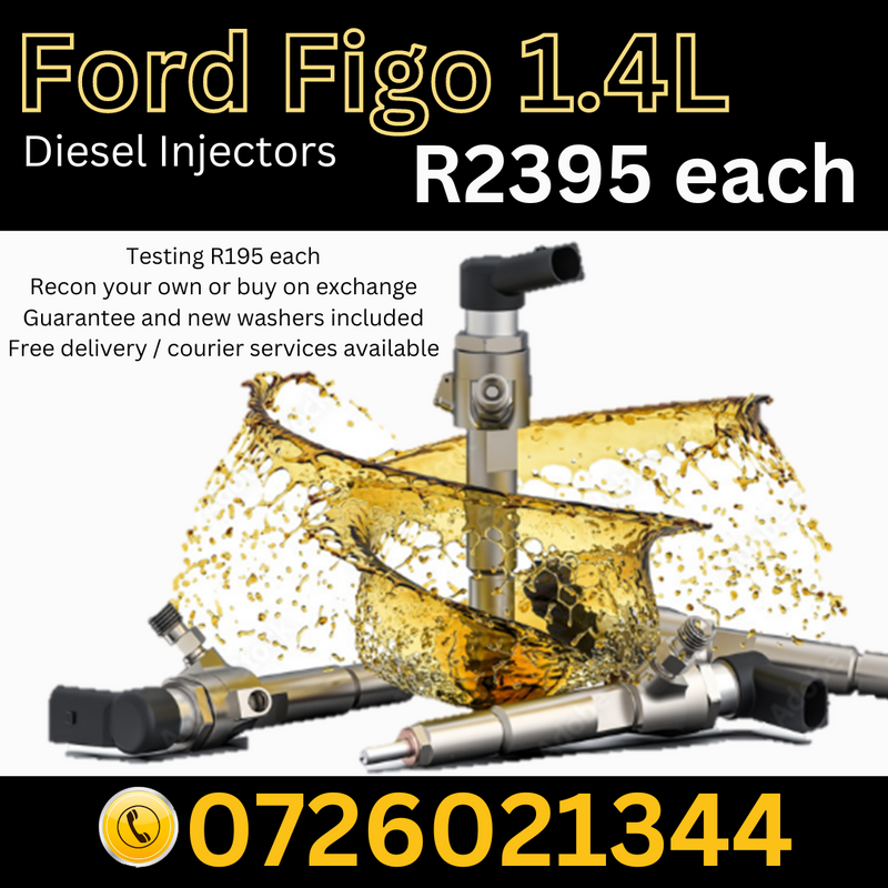 Ford Figo 1.4L diesel injectors for sale