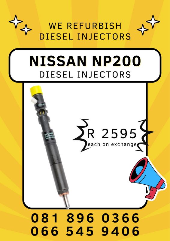 NISSAN NP200 DIESEL INJECTORS FOR SALE
