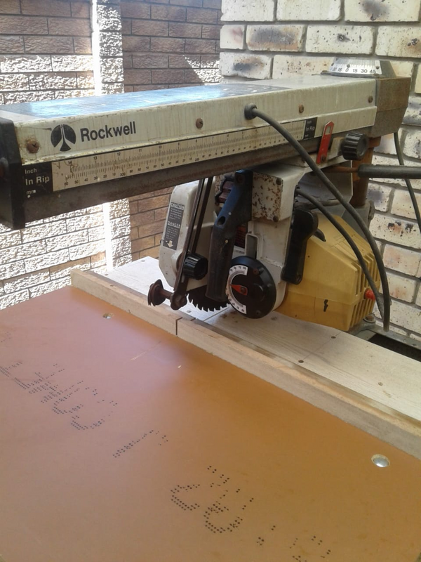 Rockwell Model 10 Deluxe Radial Arm Saw on stand