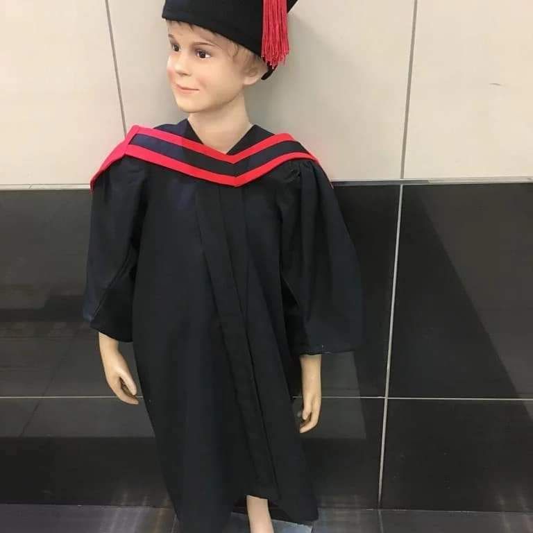 Pre school graduation gowns caps and sashes