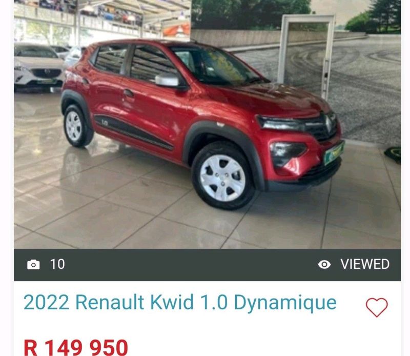 Renault kwid 2022 dynamic, low mileage, Immaculate condition