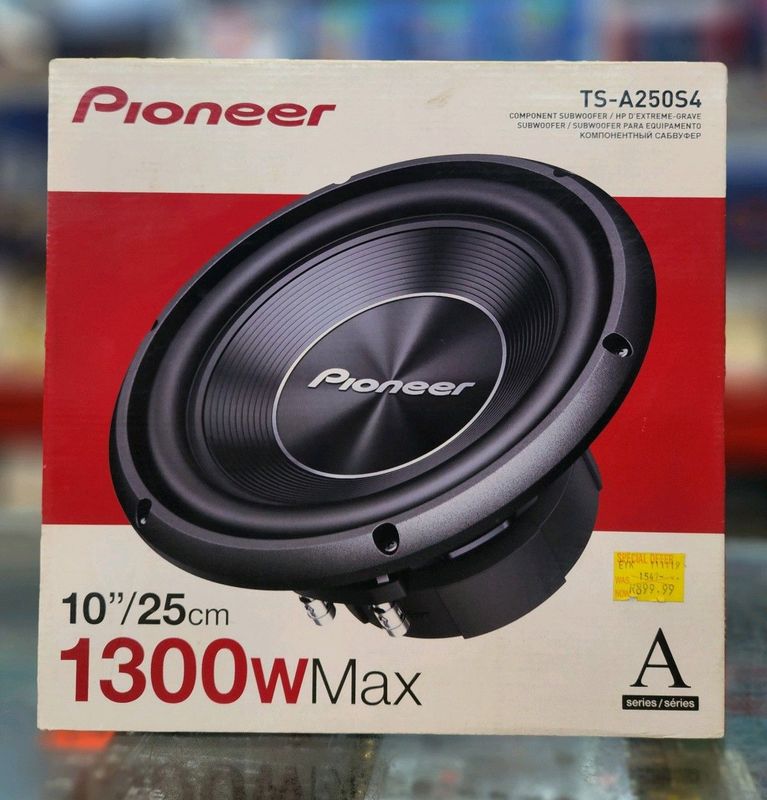 Brand new PIONEER 10&#34; SUBWOOFER 1300W
