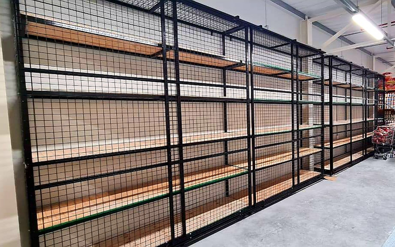 Wire Cages,Wire Lockers,Shelving