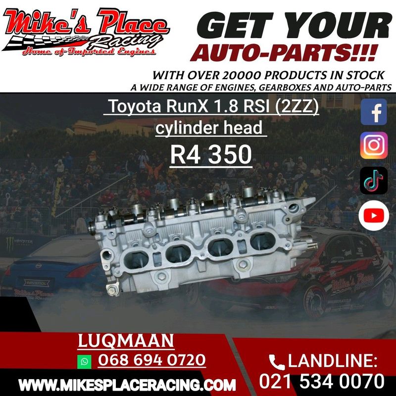 Toyota runx rsi cylinder head