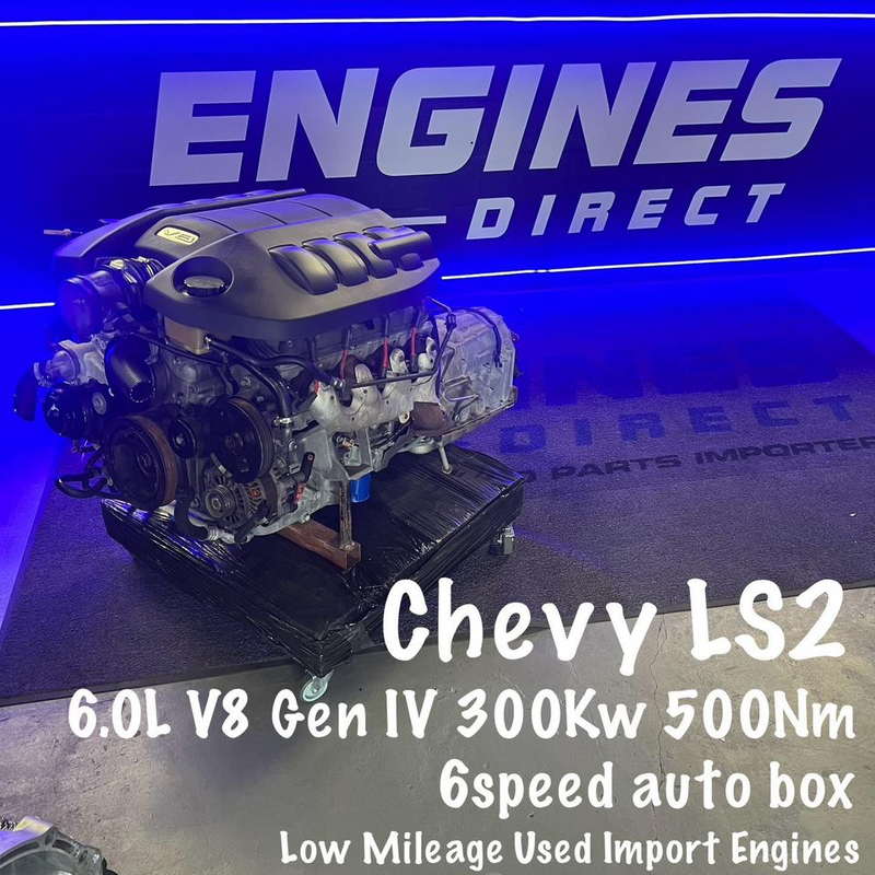 Chevrolet 6.0 V8 Lumina/Corvette (LS2) Fully Wired Engine Combo