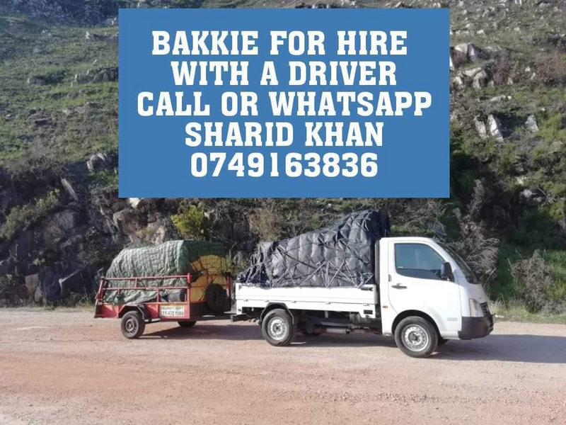 comits bakkie for hire for furniture removals