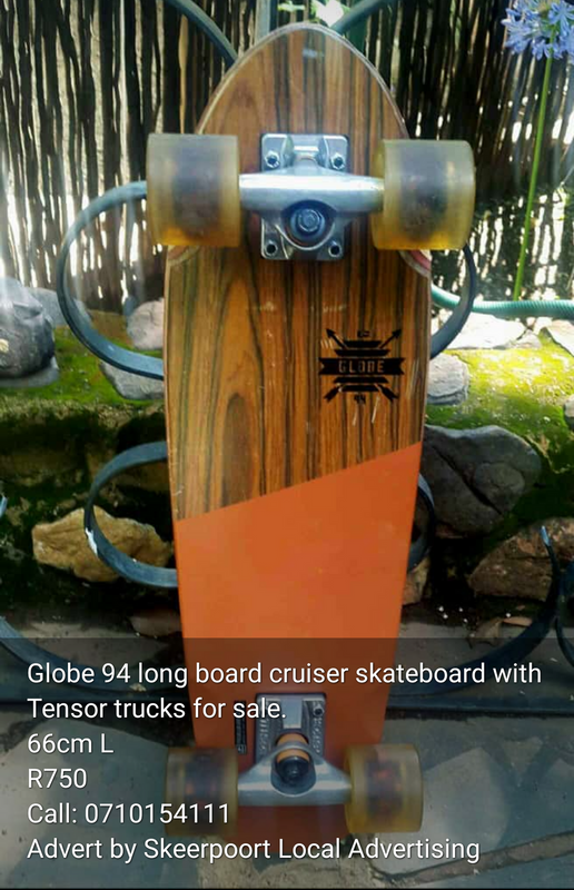 Globe 94 long board cruiser skateboard with tensor trucks for sale