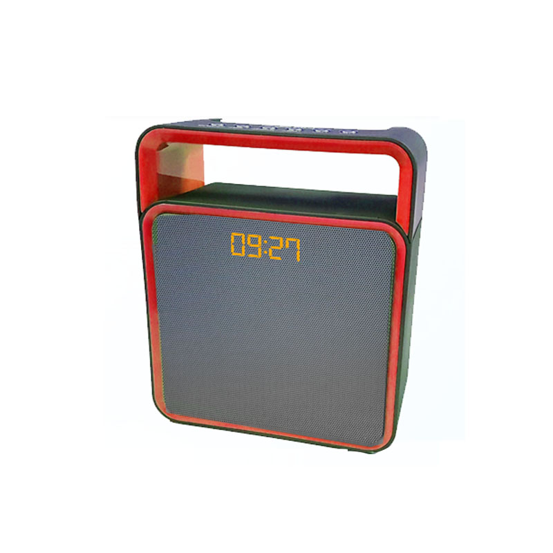 Demo Everlotus Bluetooth Clock Speaker MP0327 Red / Orange / Green AC Power ON SALE