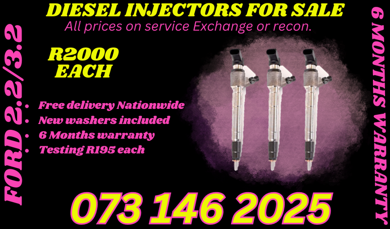 Ford 2.2 diesel injectors for sale on exchange or recon