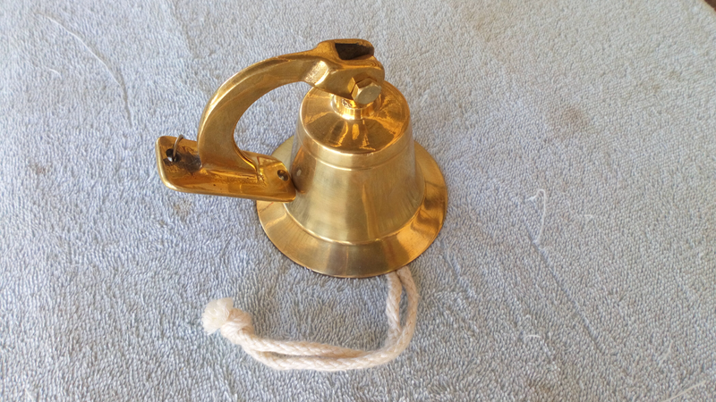 Brass bell. New. Never used.