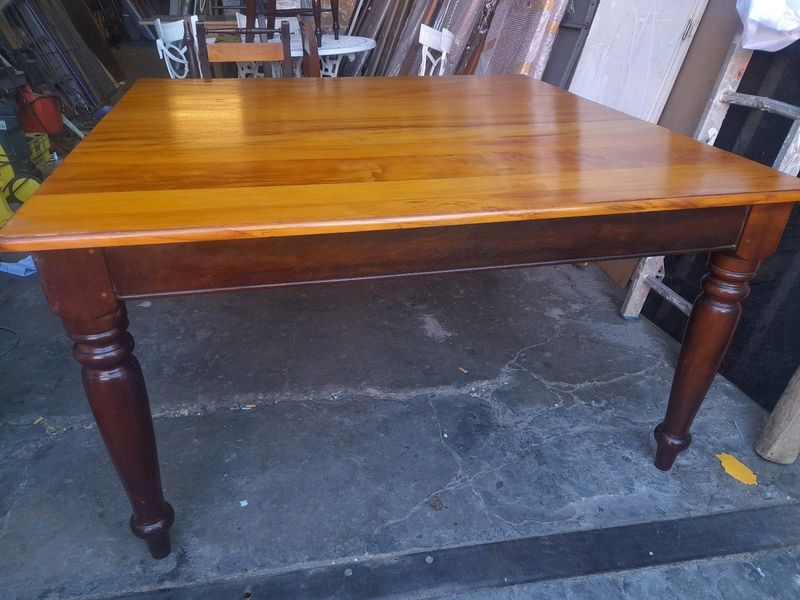 Imbuia&amp;yellowwood table (only)