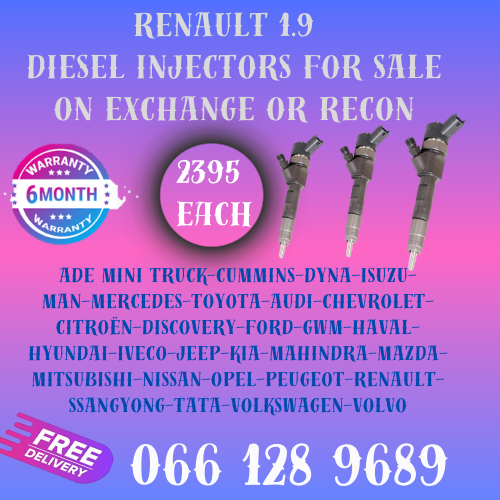 RENAULT 1.9 DIESEL INJECTORS FOR SALE ON EXCHANGE WITH FREE COPPER WASHERS