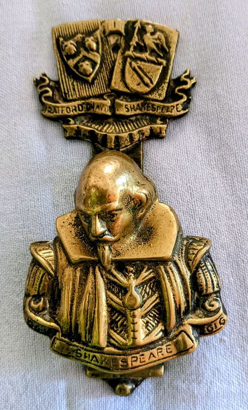 Vintage Shakespeare Door Knocker